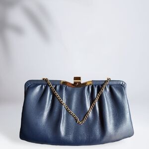 Vintage Blue Cocktail Bag